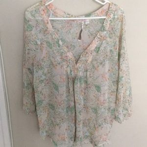 LC Lauren Conrad peasant top